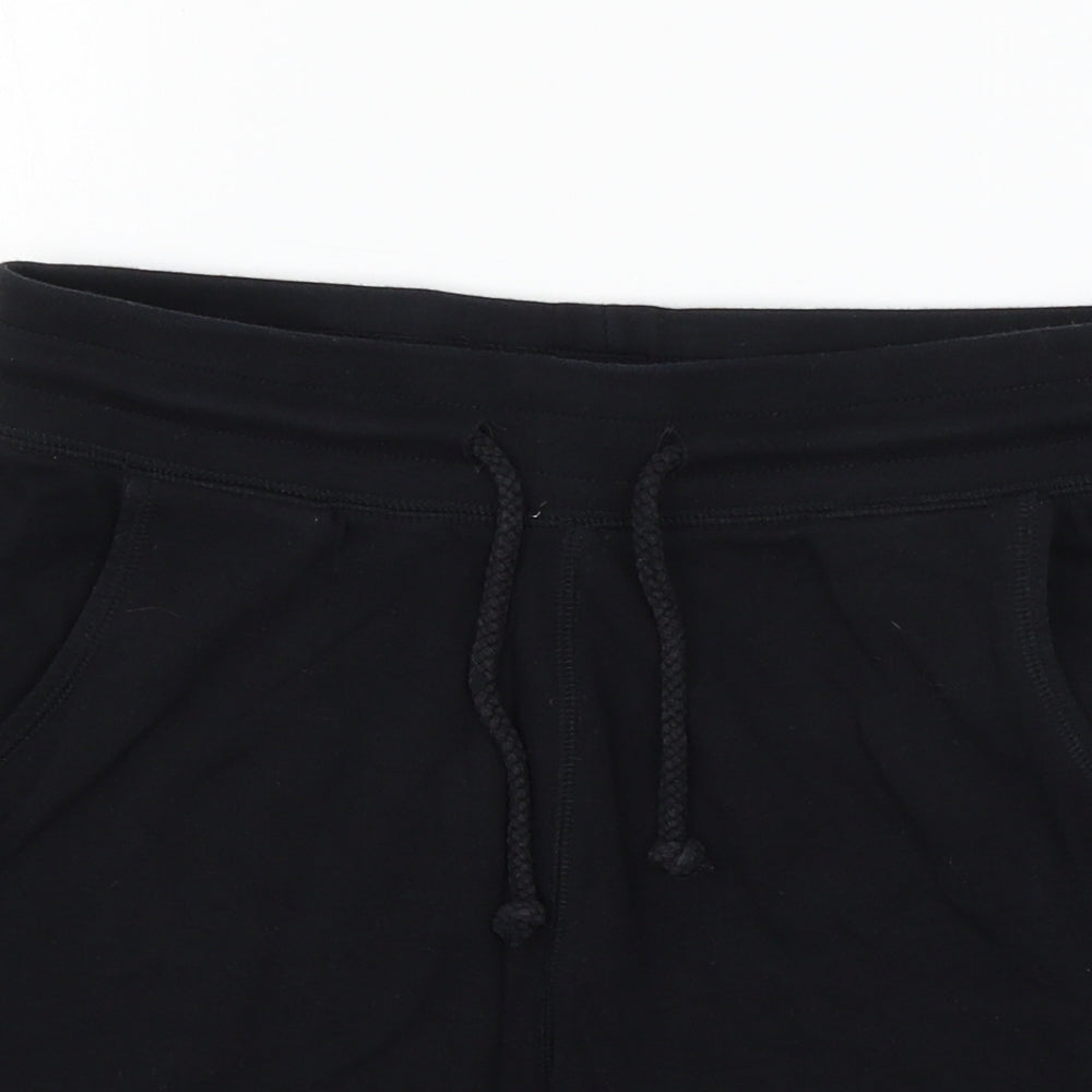 TU Womens Black  Jersey Compression Shorts Size 10