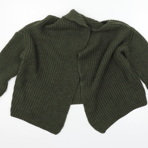 Misspap Womens Green  Knit Pullover Jumper Size S
