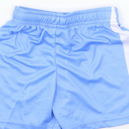 Ram Football Boys Blue  Jersey Sweat Shorts Size 3-4 Years