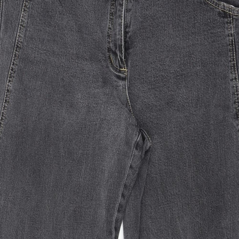 EDC Mens Grey  Denim Straight Jeans Size 20 L29 in
