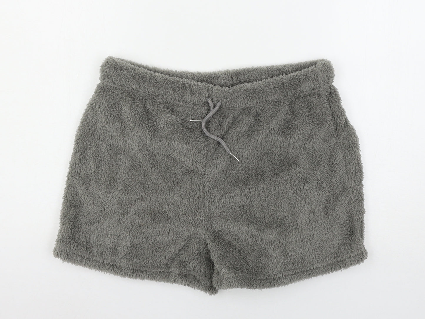 Preworn Womens Grey  Microfibre Sweat Shorts Size XL