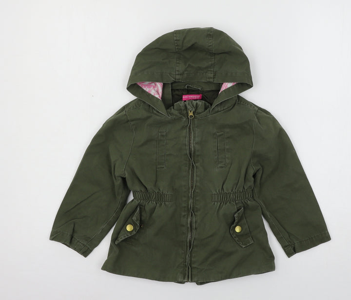 Young Dimension Girls Green Jacket Size 2-3 Years