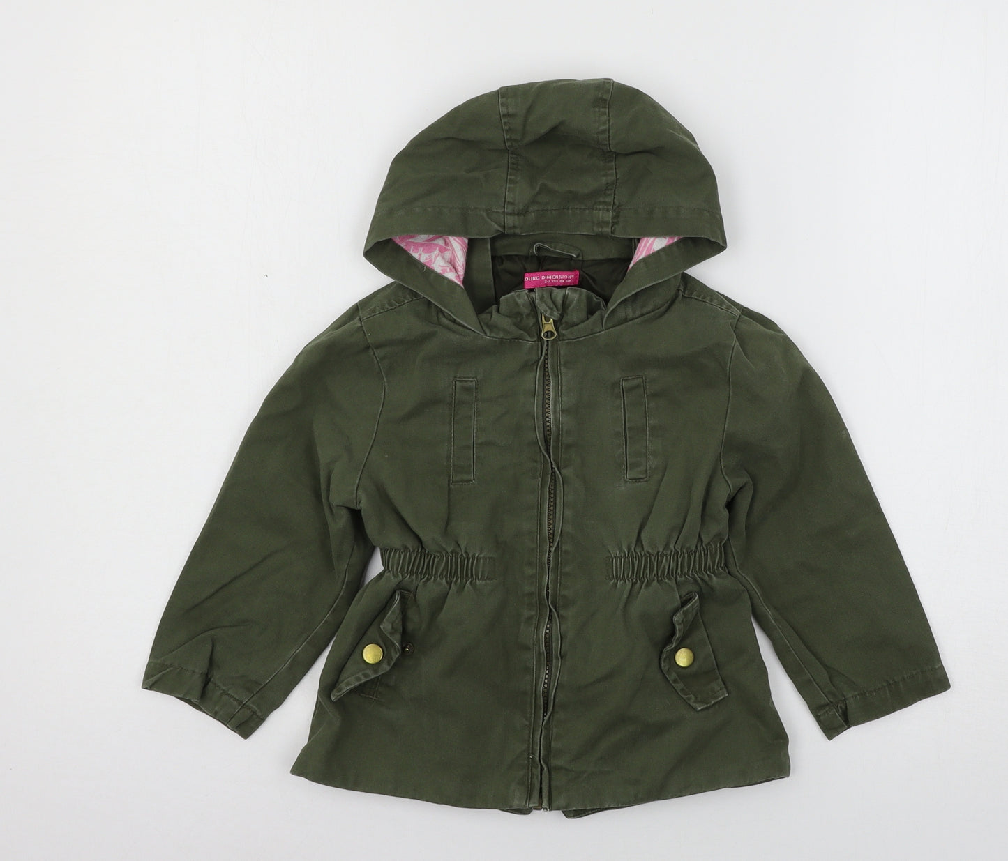 Young Dimension Girls Green   Jacket  Size 2-3 Years