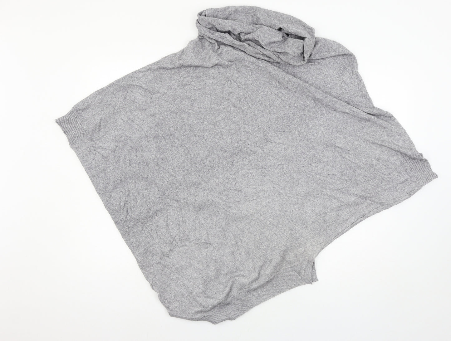 Suzy D Womens Grey  Knit Pullover Jumper Size S