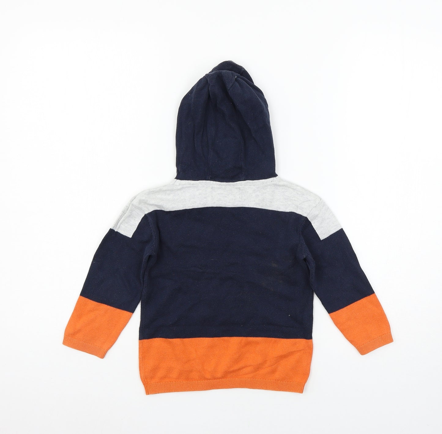 NEXT Boys Blue  Knit Pullover Hoodie Size 3 Years