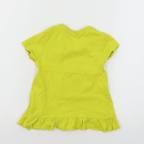 Lupilu Baby Yellow  Jersey Basic T-Shirt Size 18-24 Months  - Dinosaur