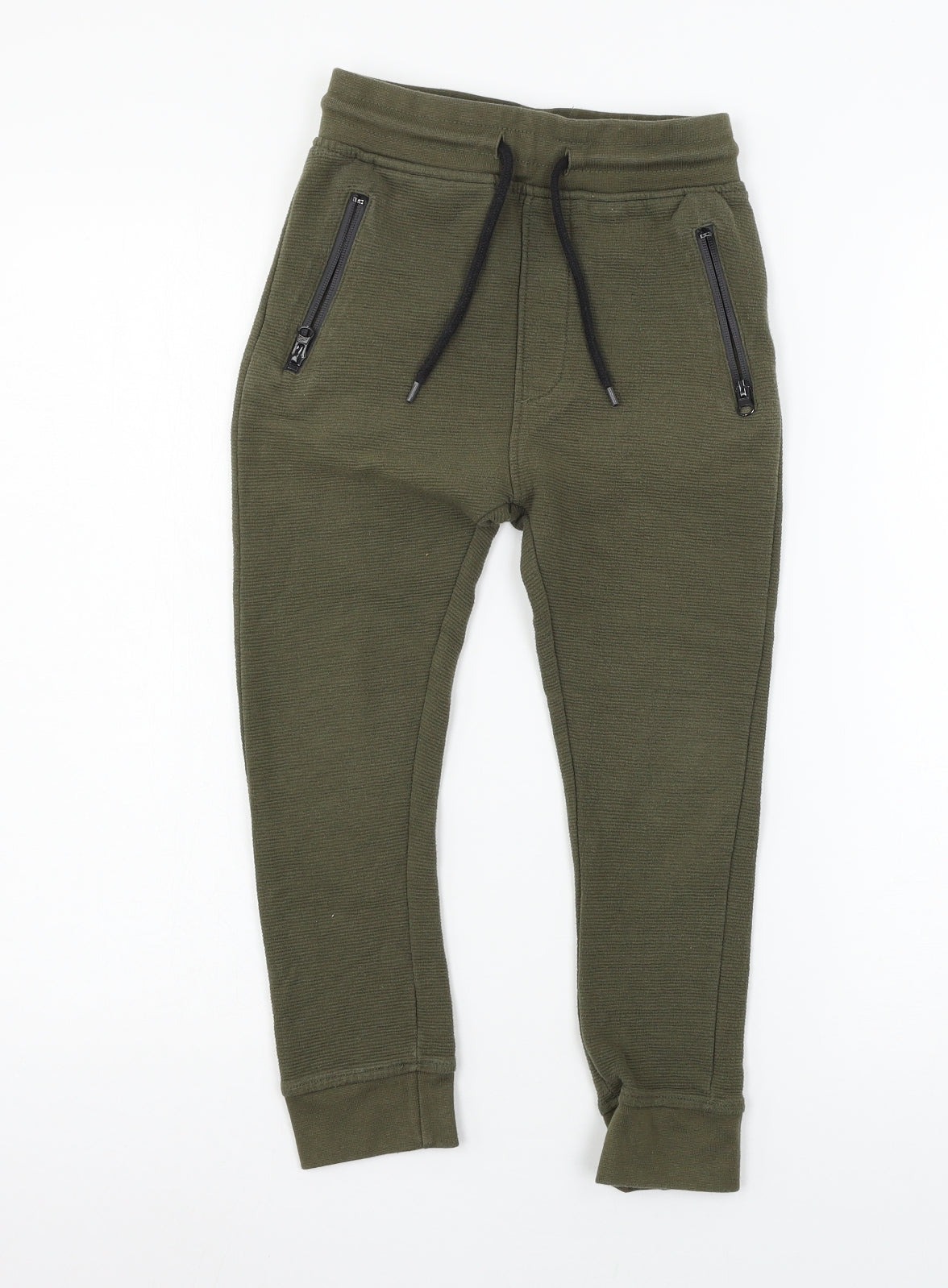 dStruct Boys Green  Jersey Jogger Trousers Size 7-8 Years