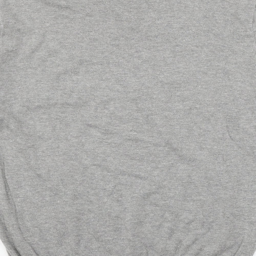 Swade Mens Grey  Knit Pullover Jumper Size L