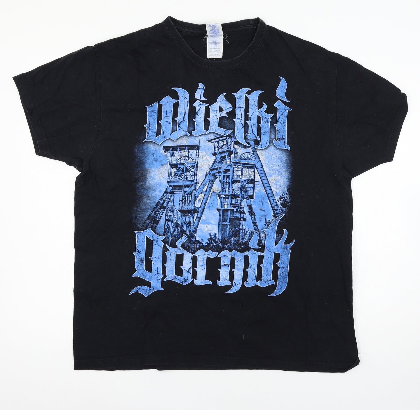JHK Mens Blue  Jersey  T-Shirt Size L