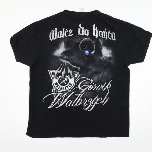 JHK Mens Blue  Jersey  T-Shirt Size L