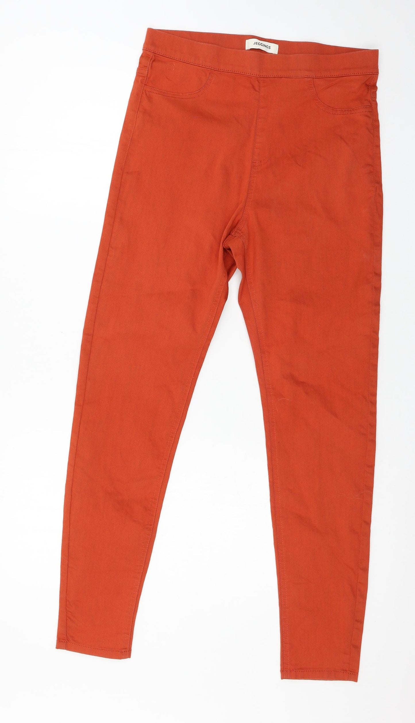 Marks and Spencer Womens Orange  Denim Jegging Jeans Size 12 L27 in