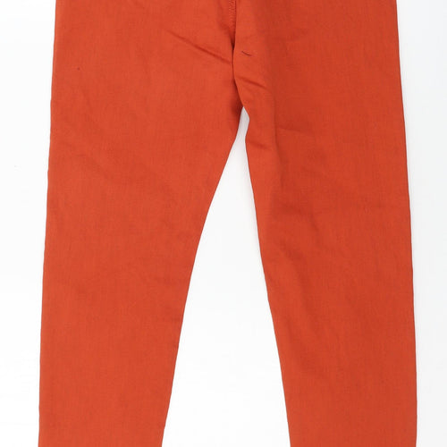 Marks and Spencer Womens Orange  Denim Jegging Jeans Size 12 L27 in