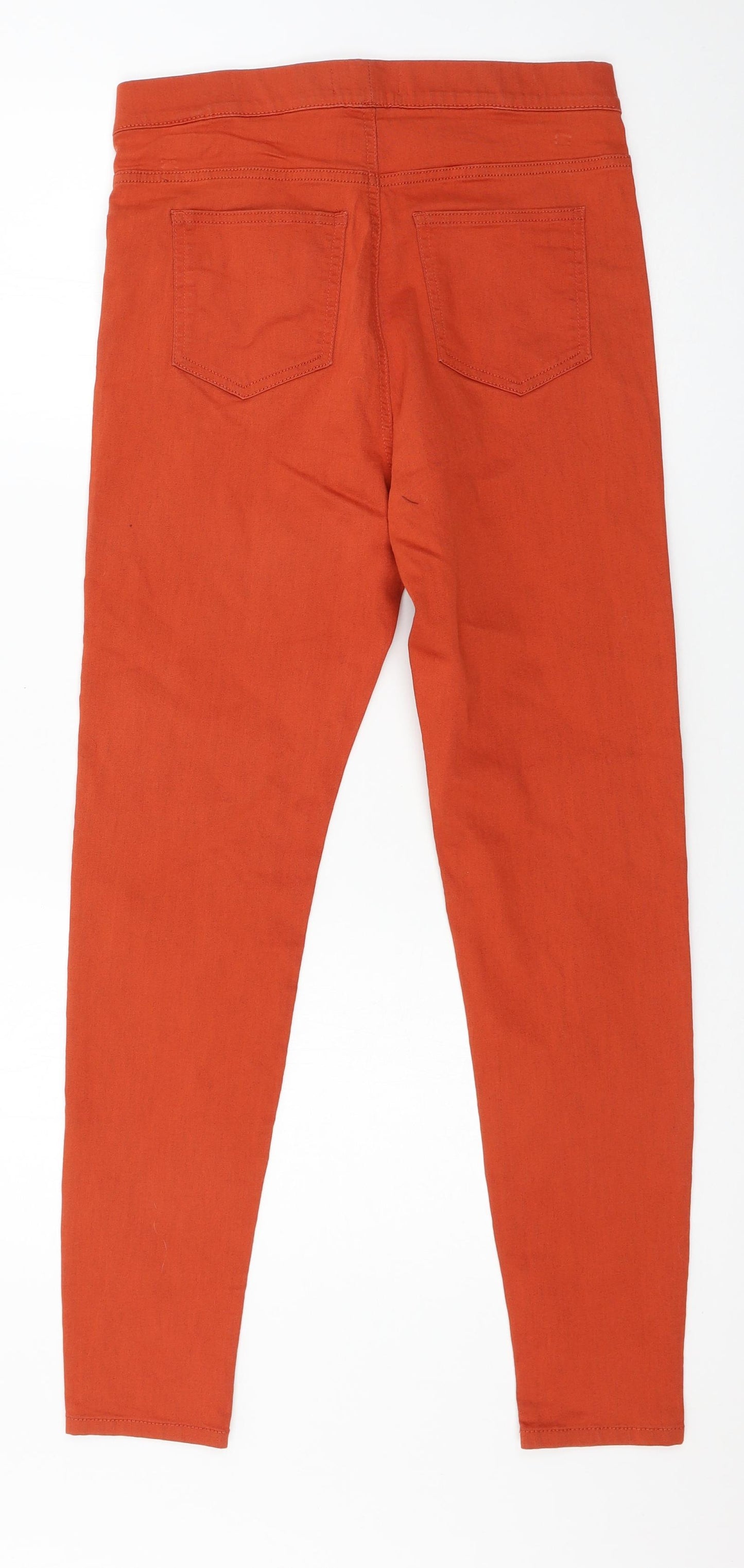 Marks and Spencer Womens Orange  Denim Jegging Jeans Size 12 L27 in