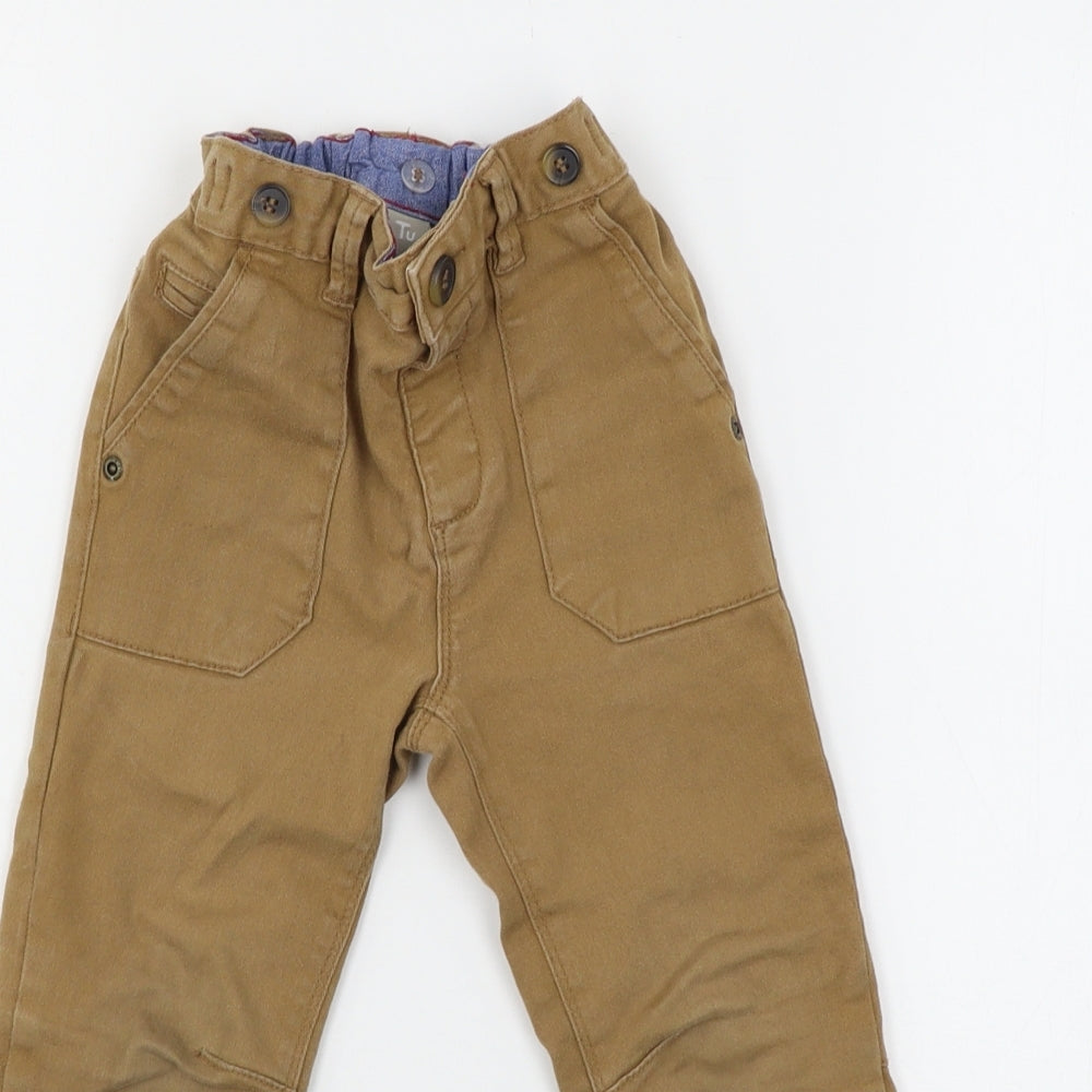 TU Boys Brown   Dress Pants Trousers Size 3-4 Years