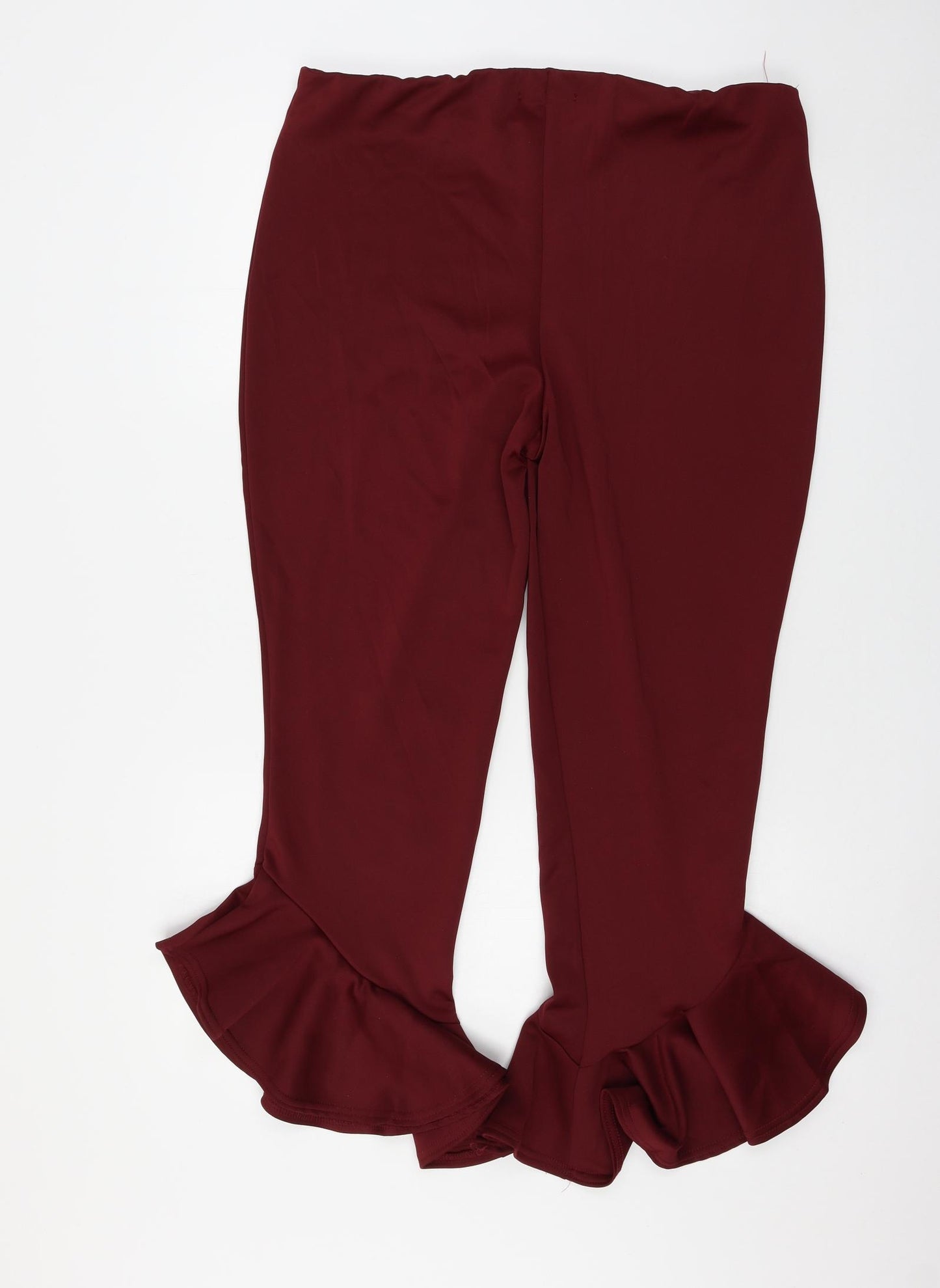 Select Womens Red  Jersey Trousers  Size 18 L25 in