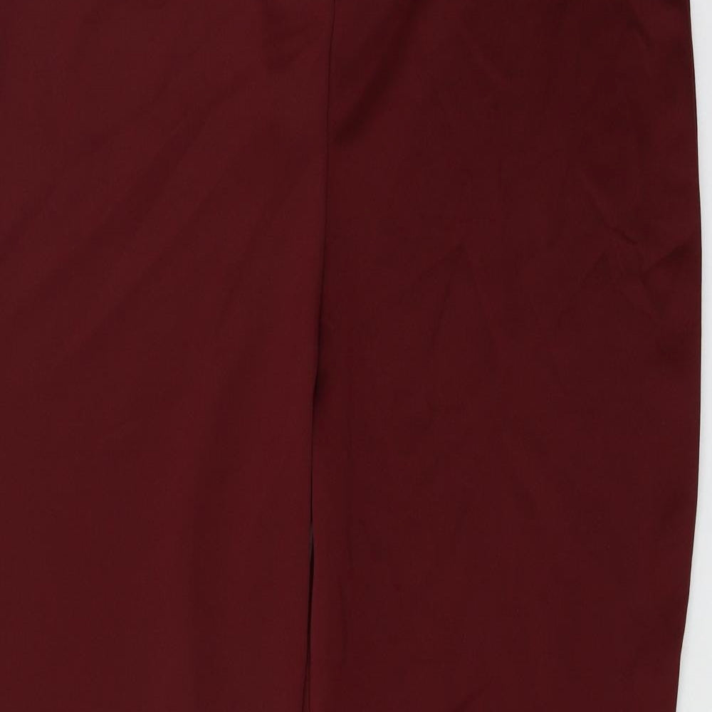 Select Womens Red  Jersey Trousers  Size 18 L25 in