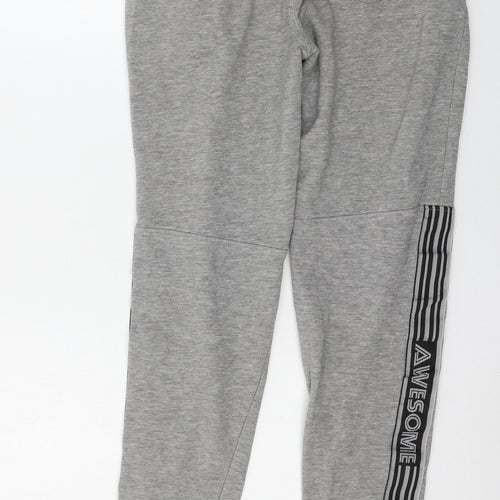 TU Boys Grey  Jersey Jogger Trousers Size 14 Years