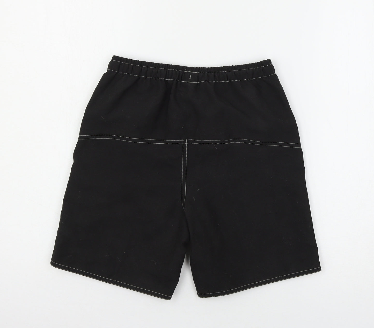 Oxylane Boys Black   Sweat Shorts Size 10 Years
