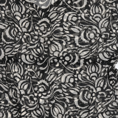 F&F Womens Black Paisley  Kaftan  Size S