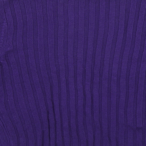 Precis Womens Purple  Knit Cardigan Jumper Size S