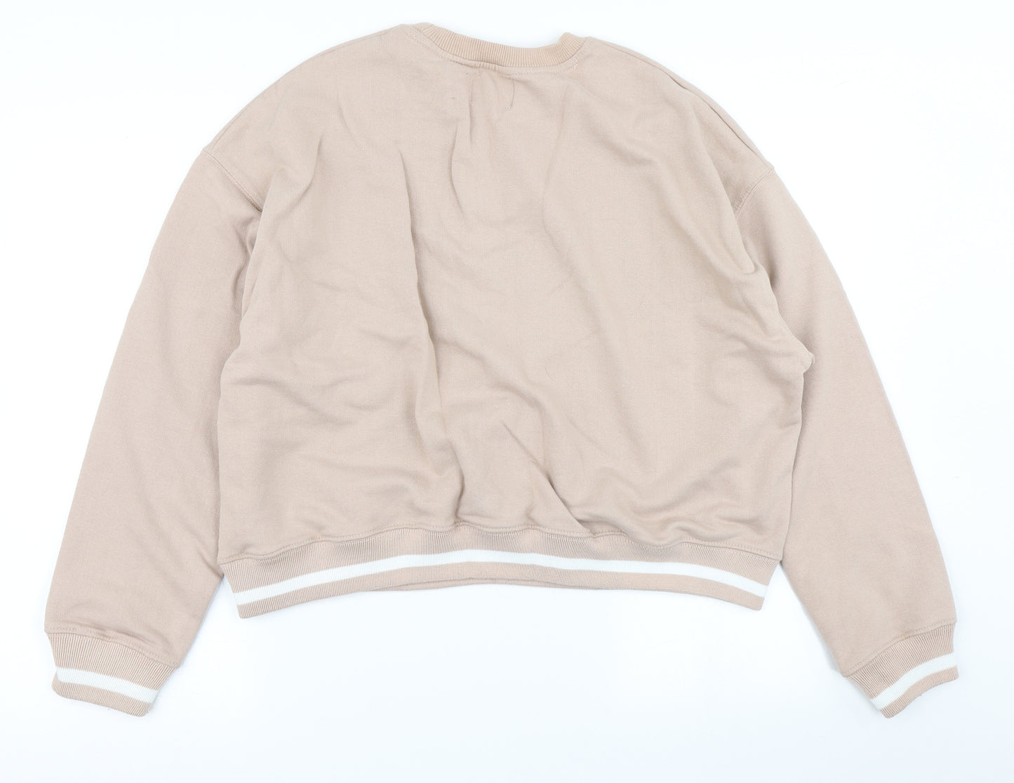 Pull & Bear Womens Pink   Pullover Sweatshirt Size L