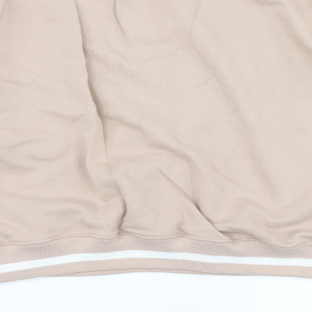 Pull & Bear Womens Pink   Pullover Sweatshirt Size L