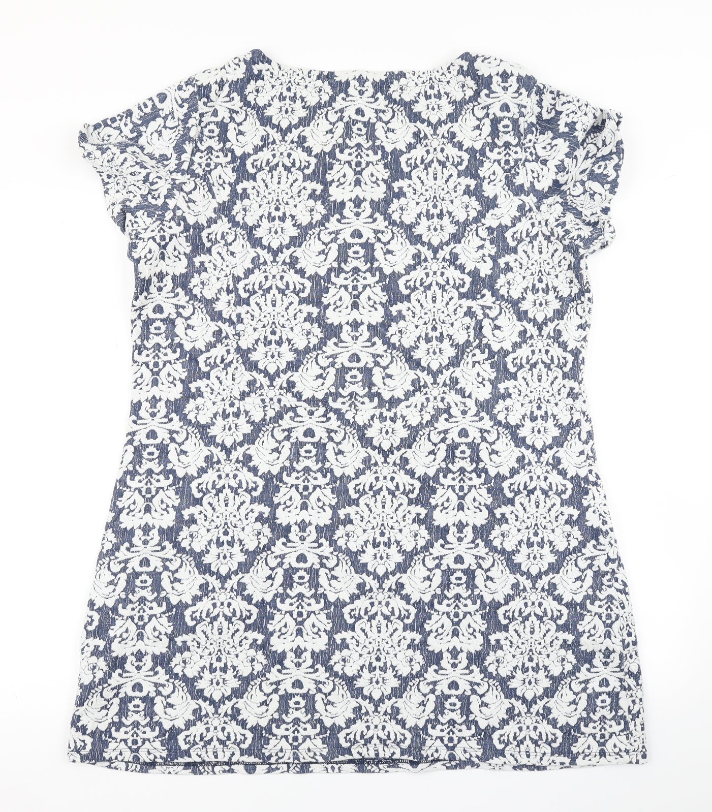White Stuff Womens Blue Floral  A-Line  Size 18