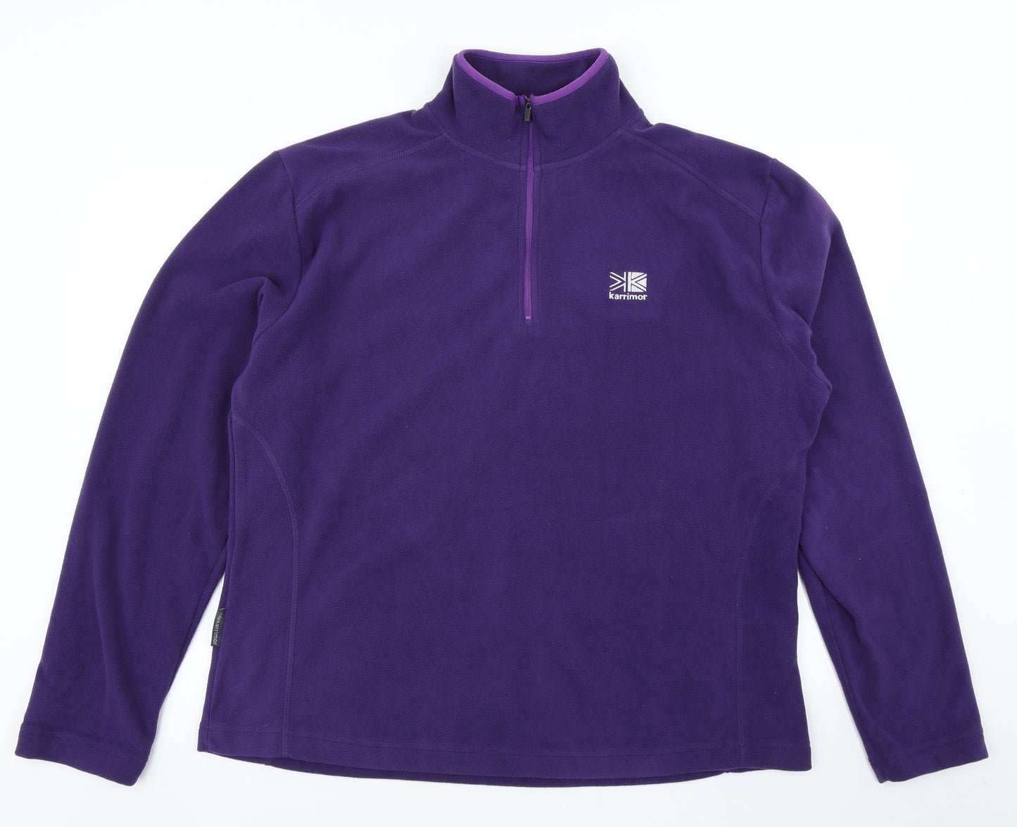 Karrimor Womens Purple  Fleece Pullover Sweatshirt Size 18