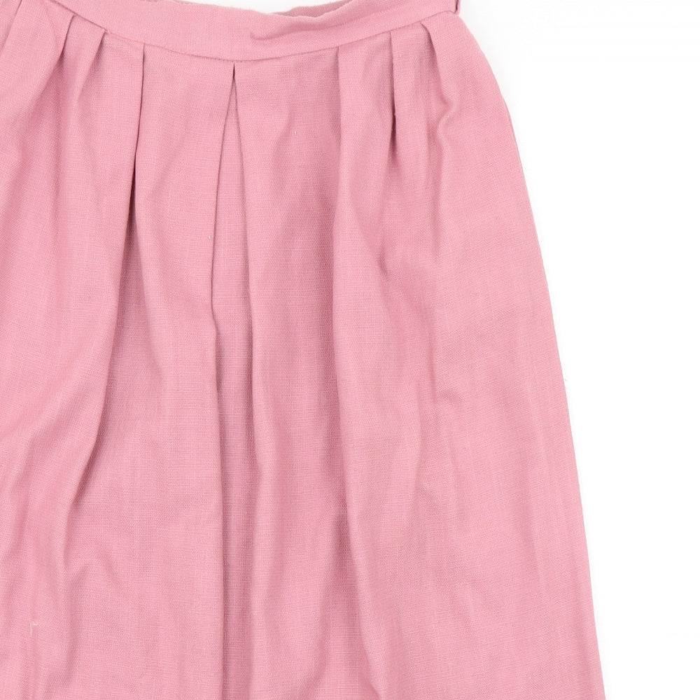 Esther Jane Womens Pink   Pleated Skirt Size 14