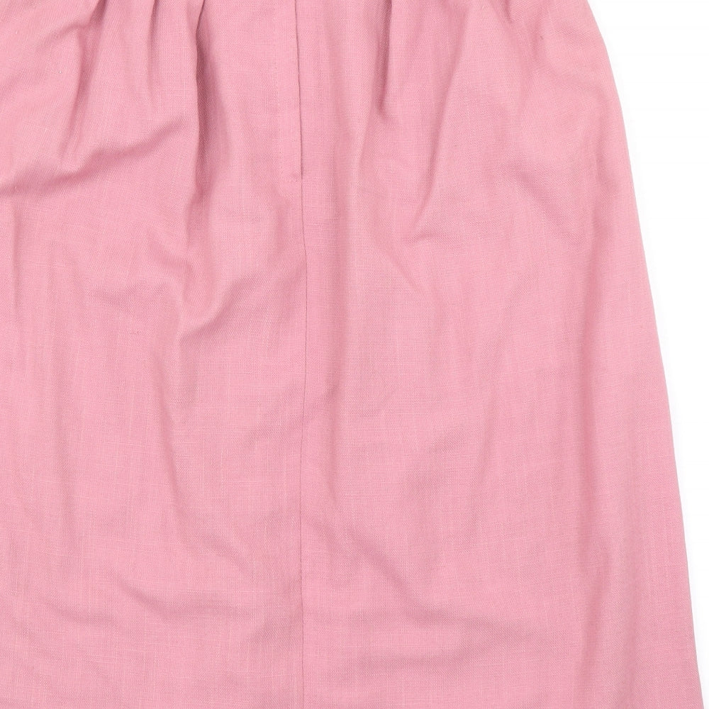 Esther Jane Womens Pink   Pleated Skirt Size 14