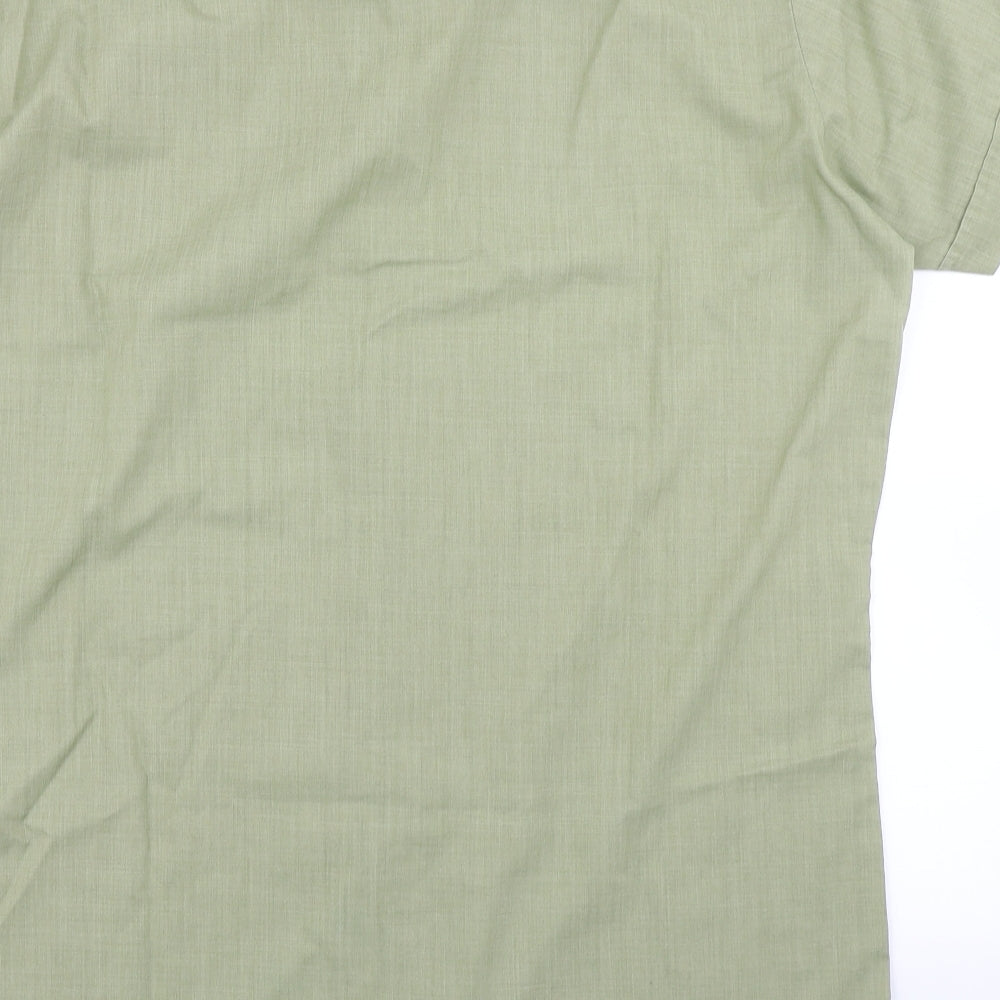 Preworn Mens Green    Button-Up Size 16