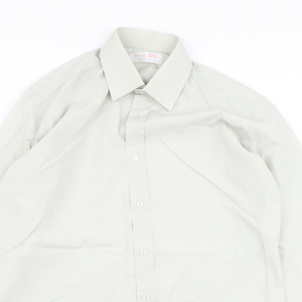 St Michael Mens Green    Button-Up Size 15