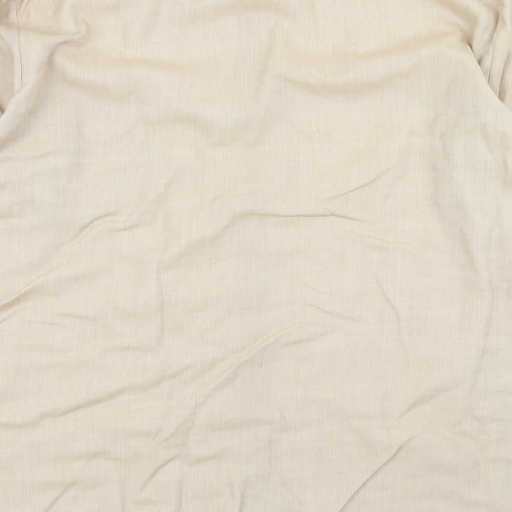 Preworn Mens Brown    Dress Shirt Size 16
