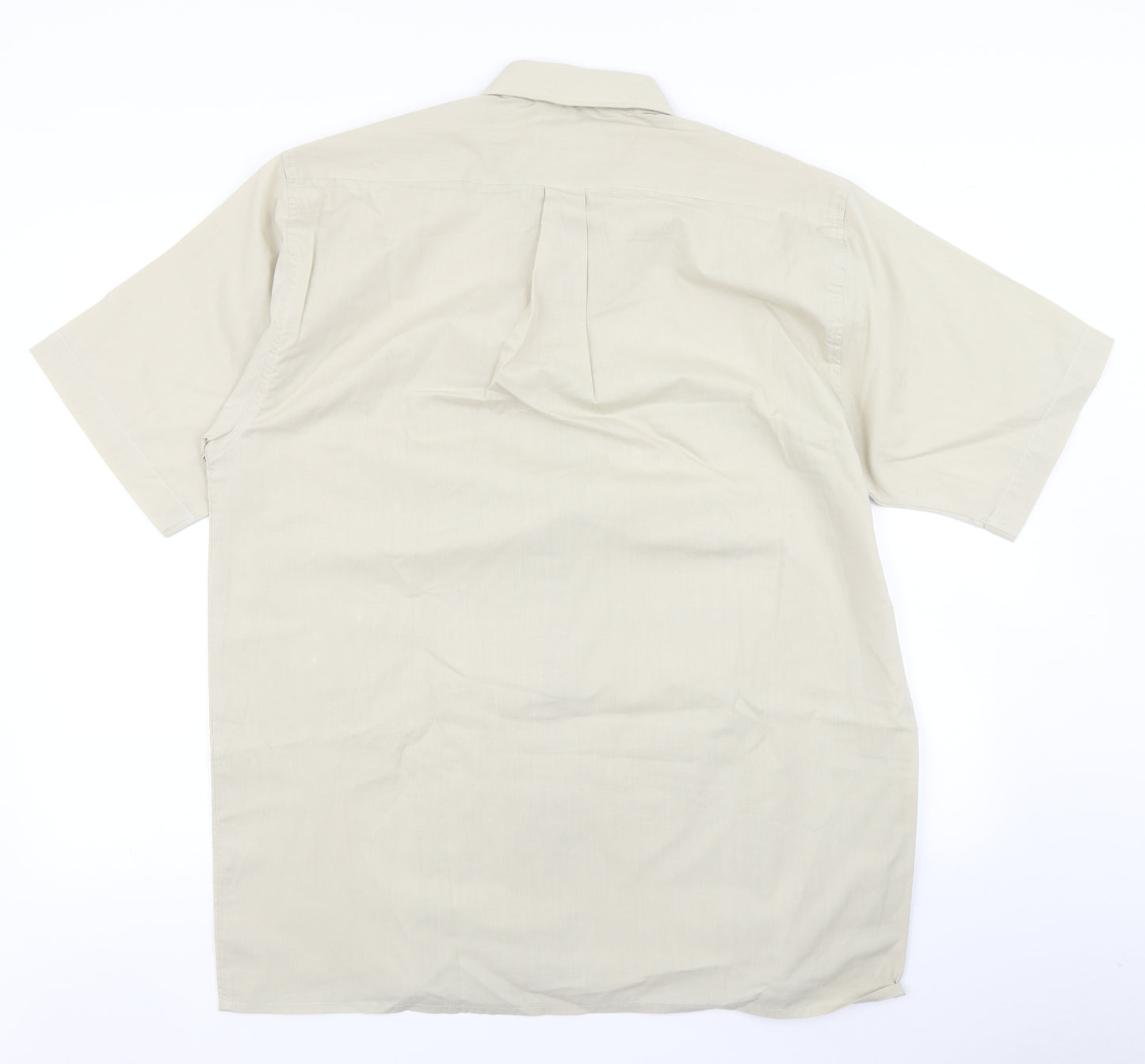 Tom Hagan Mens Brown    Button-Up Size XL