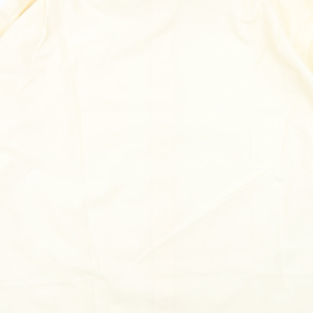 Double TWO Mens Ivory    Dress Shirt Size 15.5