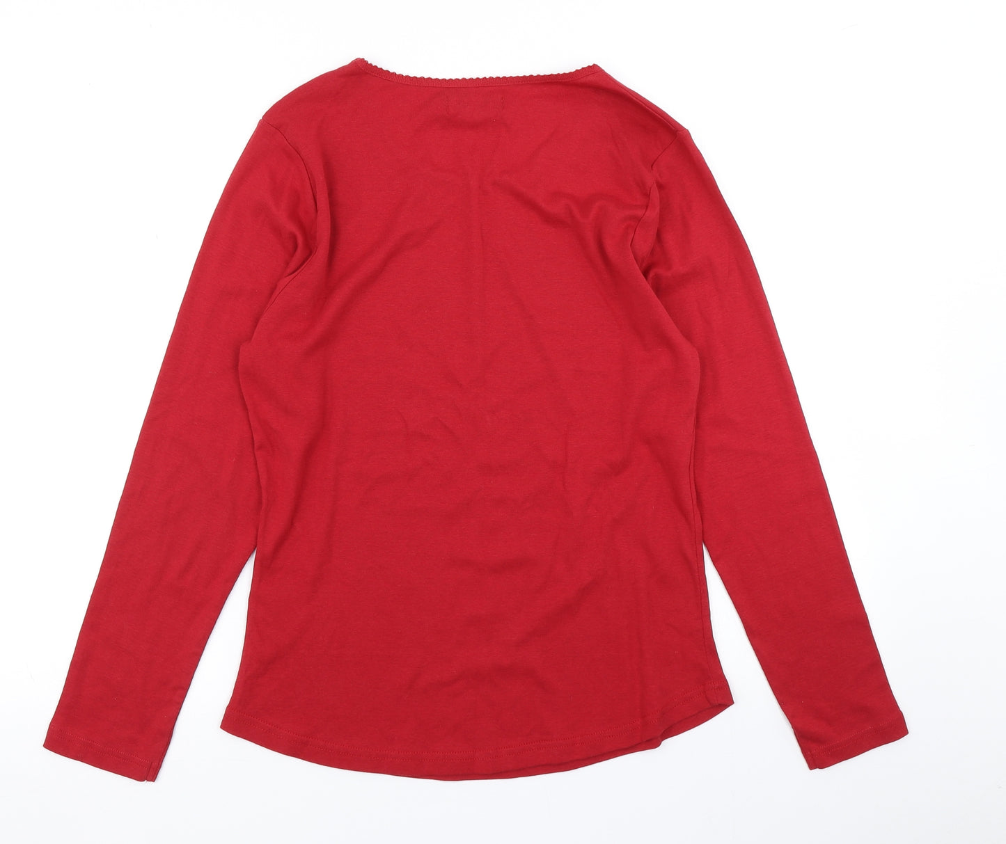 Cerulean Womens Red   Basic T-Shirt Size 14