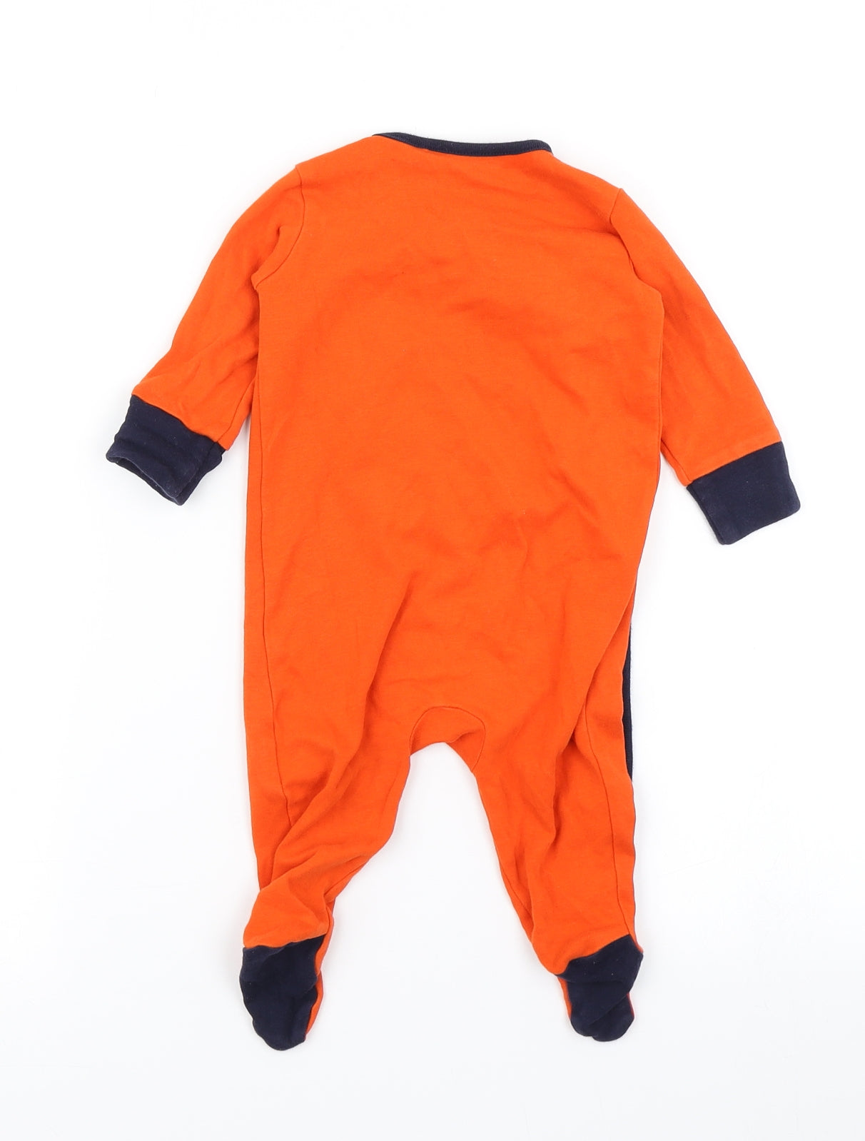 NEXT Boys Orange   Babygrow One-Piece Size 3-6 Months