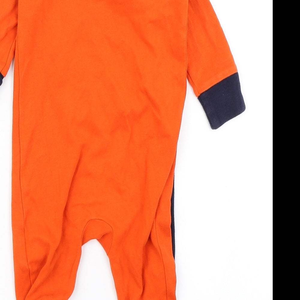 NEXT Boys Orange   Babygrow One-Piece Size 3-6 Months