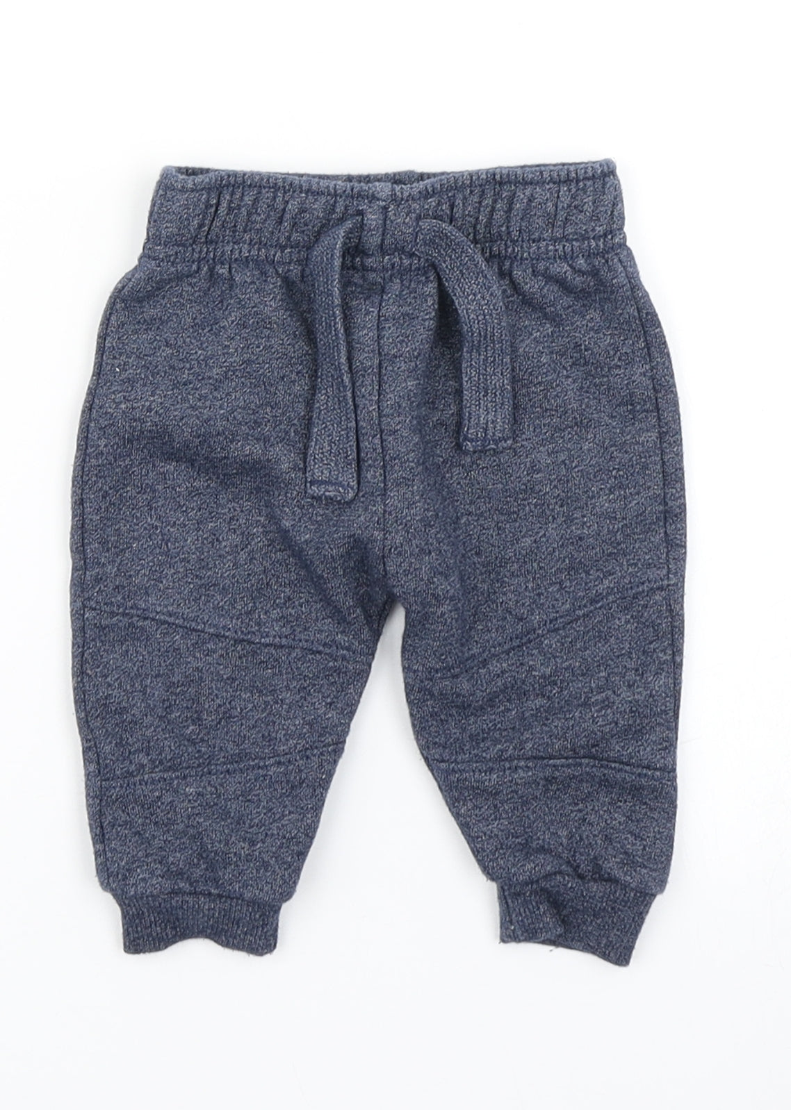 Mini Rebel Boys Blue   Jogger Trousers Size 3-6 Months