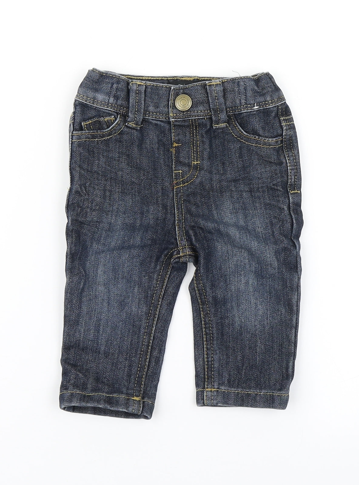 Denim Co Boys Blue  Denim Cargo Jeans Size 3-6 Months