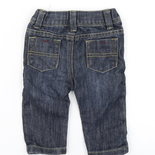 Denim Co Boys Blue  Denim Cargo Jeans Size 3-6 Months