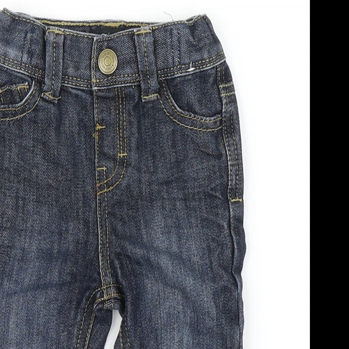 Denim Co Boys Blue  Denim Cargo Jeans Size 3-6 Months