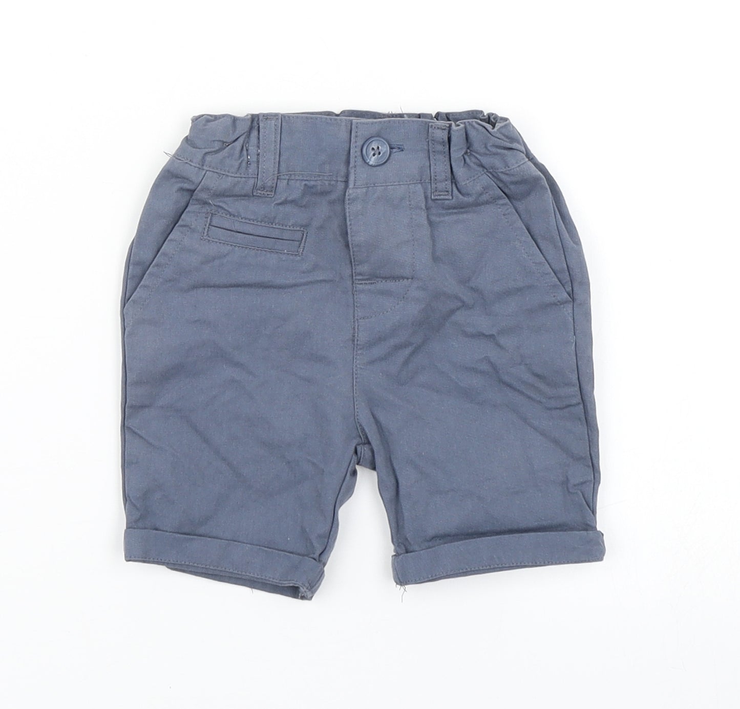 mamas & papas Boys Blue   Cropped Trousers Size 0-3 Months