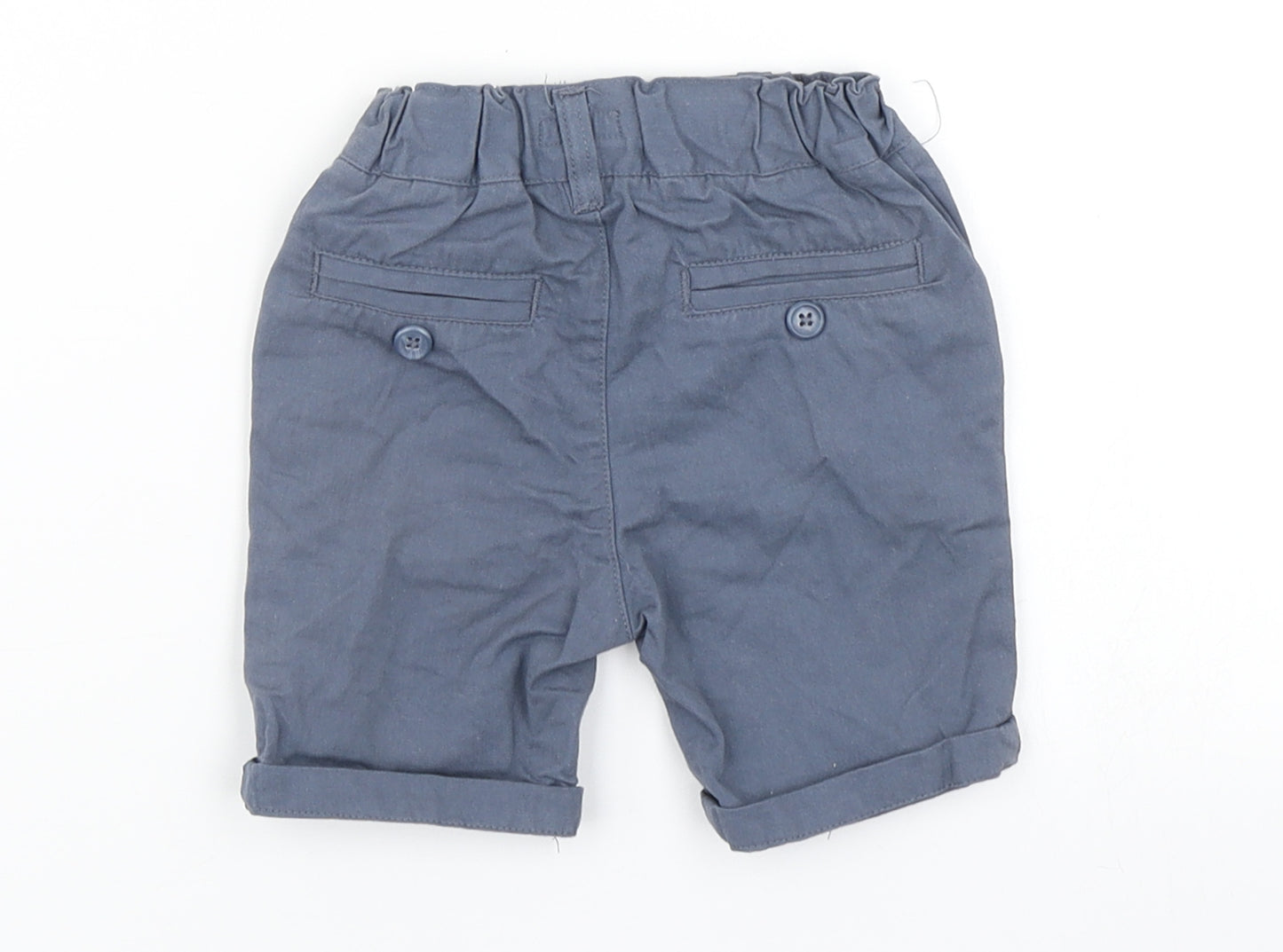 mamas & papas Boys Blue   Cropped Trousers Size 0-3 Months