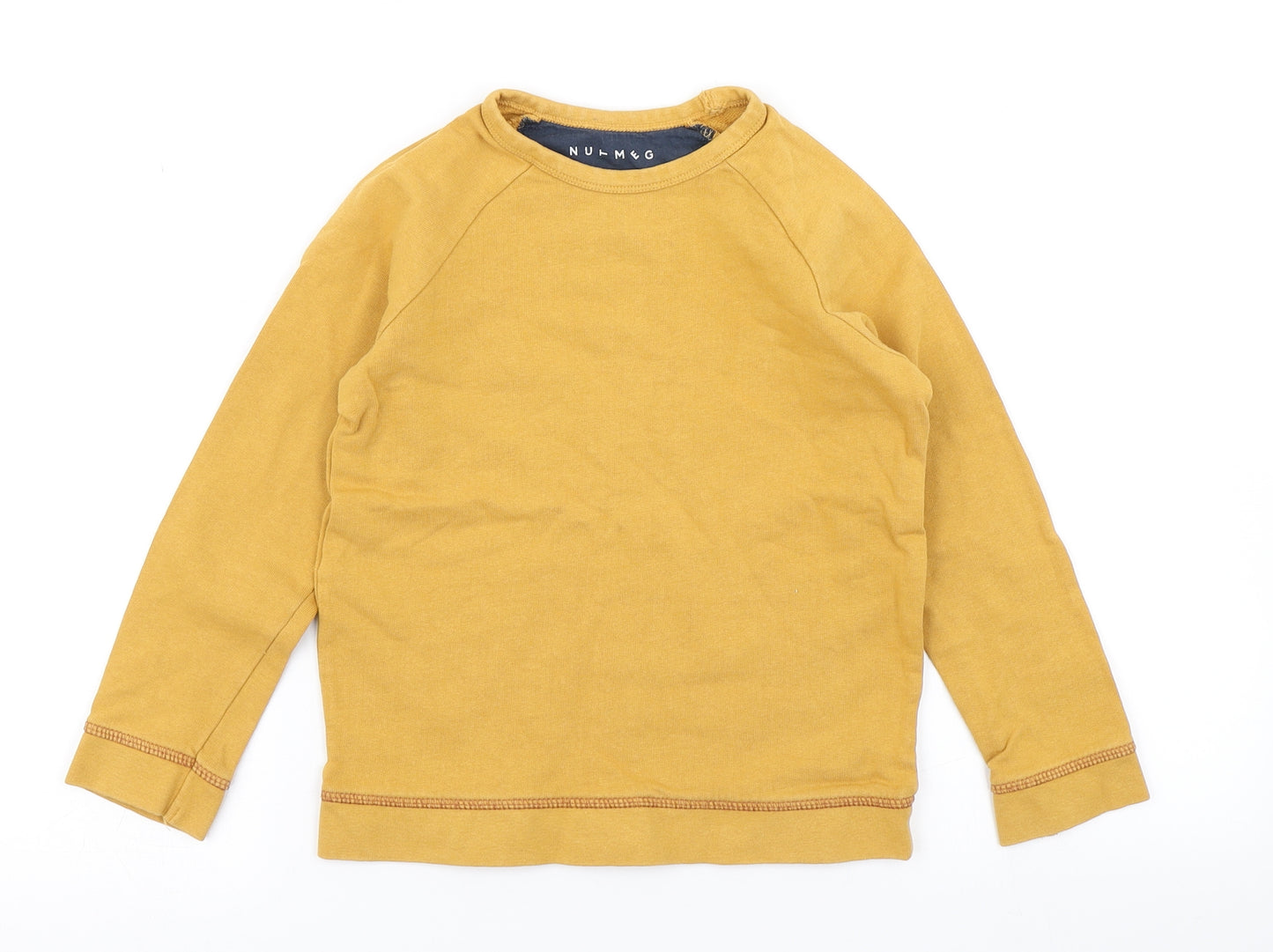 Nutmeg Boys Yellow   Pullover Sweatshirt Size 6-7 Years