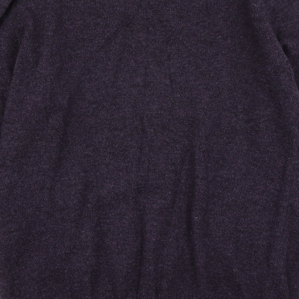 The Collection Mens Purple  Knit Pullover Jumper Size M