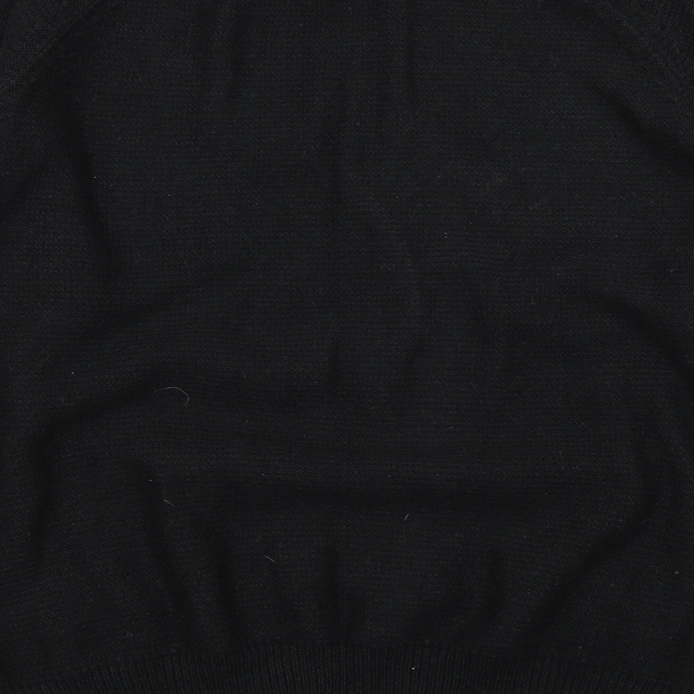George Mens Black  Knit Pullover Jumper Size M