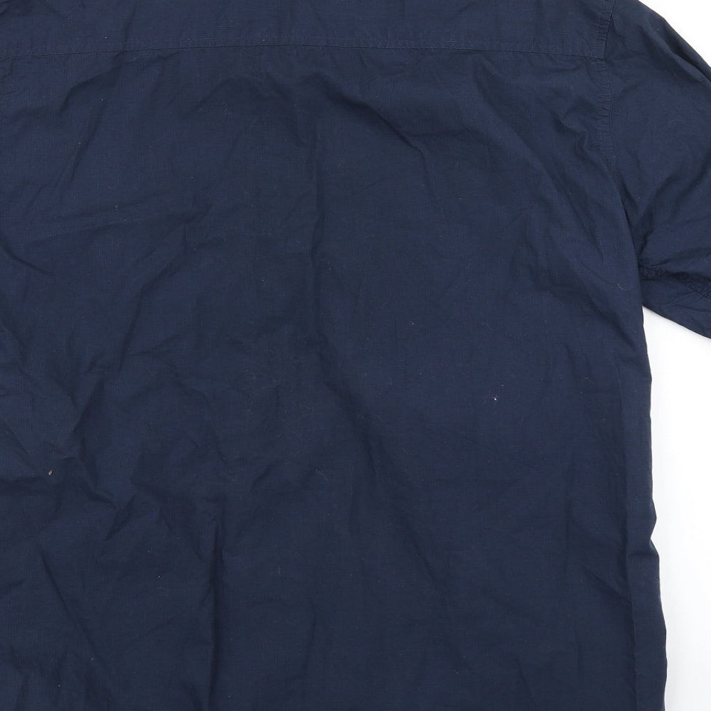 Brooker Mens Blue    Button-Up Size L