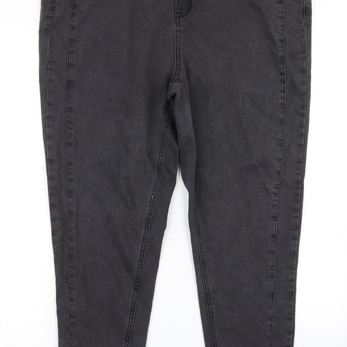 Denim Co Womens Black  Denim Skinny Jeans Size 18 L24 in