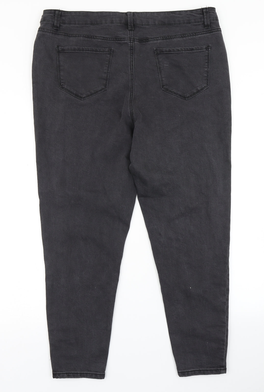 Denim Co Womens Black  Denim Skinny Jeans Size 18 L24 in
